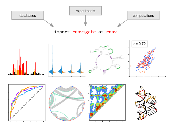 Gallery of RNAvigate visualizations
